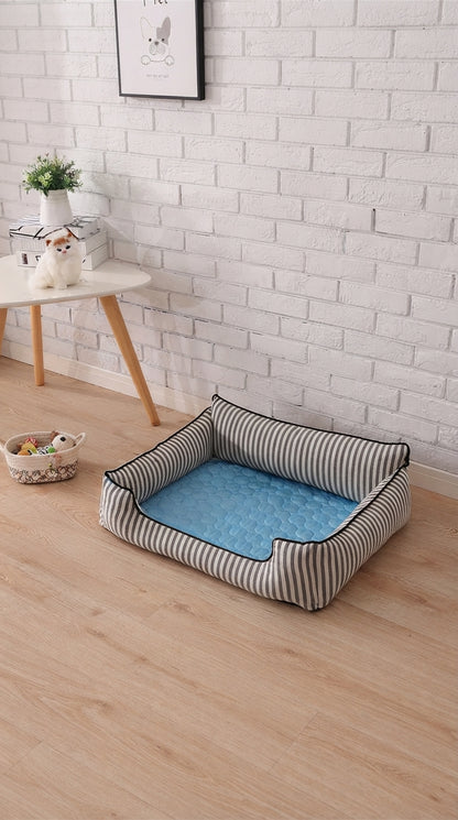 Breathable & Washable Cooling Pet Mat for Dogs and Cats - Ideal for Beds, Sofas, and Cars