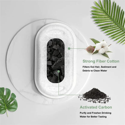 Premium Replacement Filters for Cat and Dog Water Fountains - Activated Carbon Filters for Fresh, Clean Water