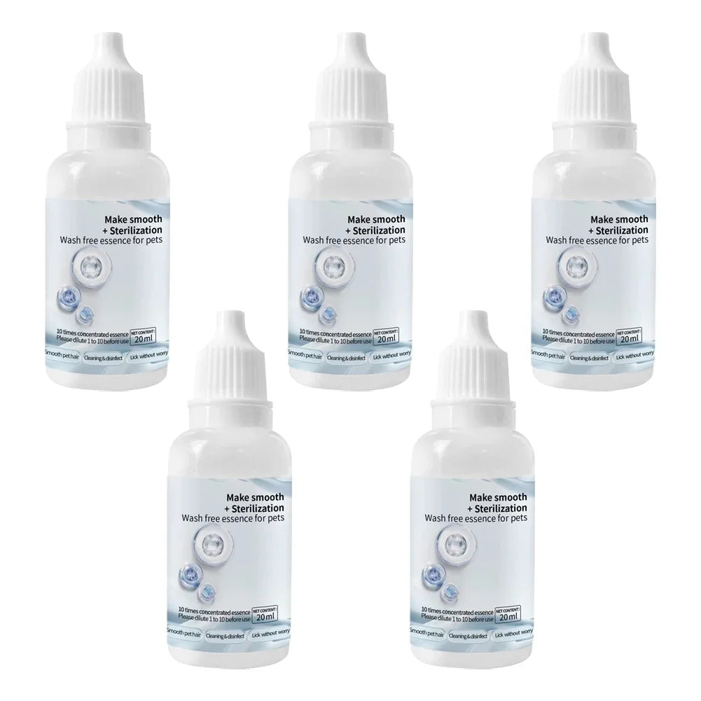 Wash-Free Pet Grooming Essence & Steam Brush Refill Serum