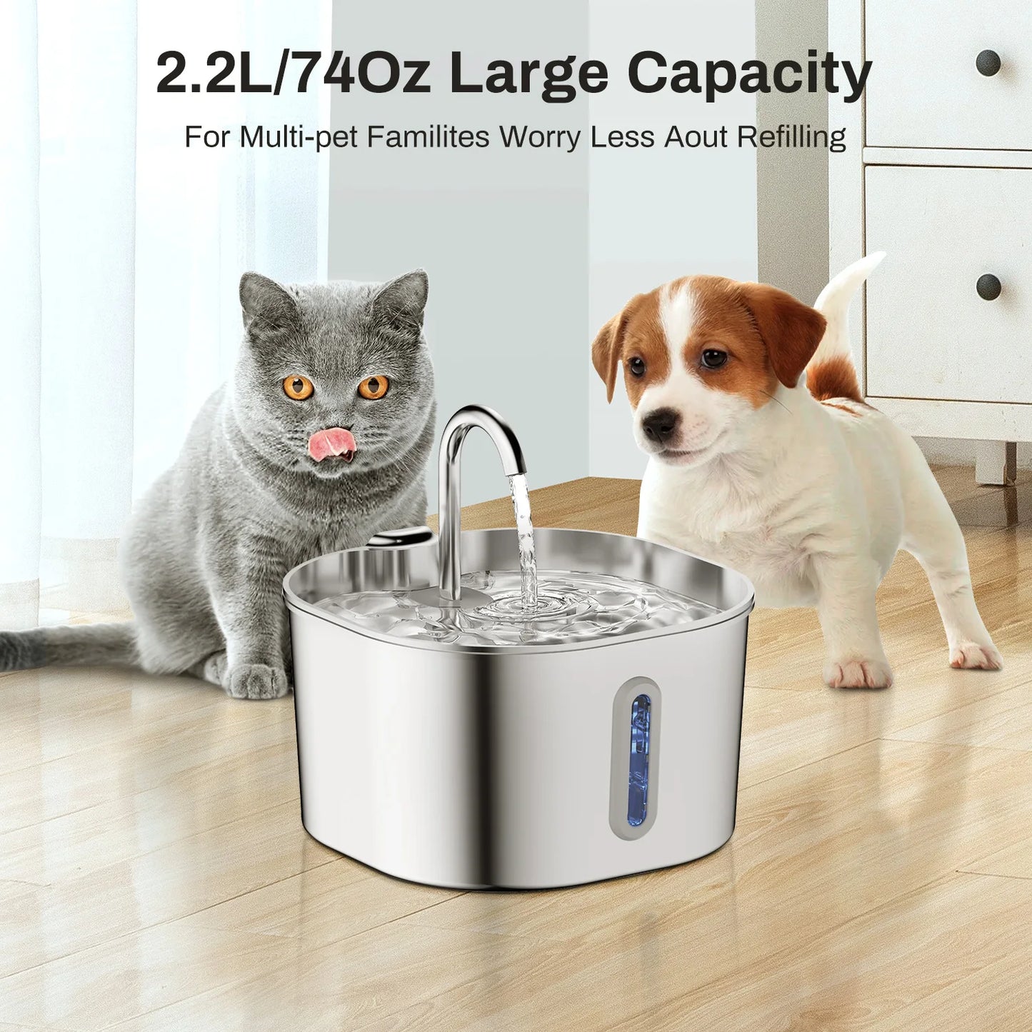Premium Replacement Filters for Cat and Dog Water Fountains - Activated Carbon Filters for Fresh, Clean Water