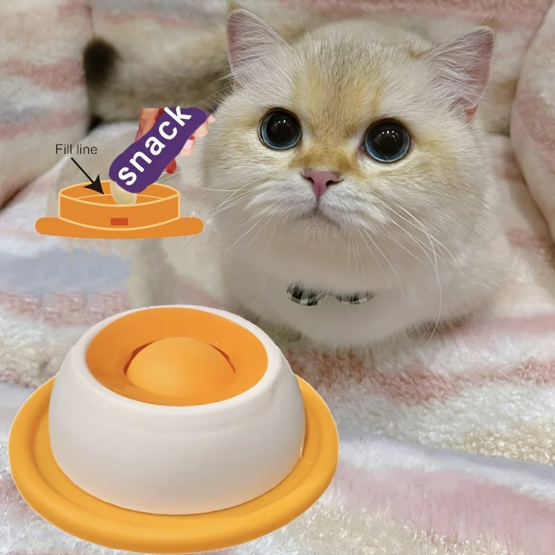 Engaging Slow Feeder Lick Mat for Dogs & Cats - Enhance Playtime and Promote Dental Health with Our Interactive Snack Bowl