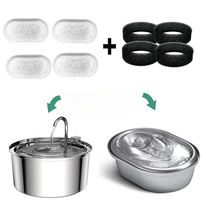 Premium Replacement Filters for Cat and Dog Water Fountains - Activated Carbon Filters for Fresh, Clean Water