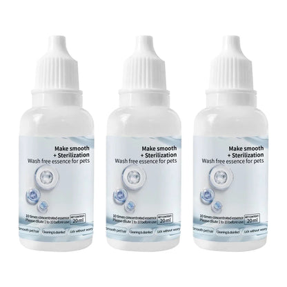 Transform Your Pet's Grooming Routine with Our 3-5Pcs Cat Steam Brush & Wash-Free Essence Hair Serum for Effortless Cleaning and Care