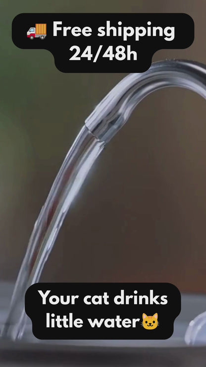 Pet Water Fountain — Stainless Steel Automatic Drinking Fountain for Cats & Dogs
